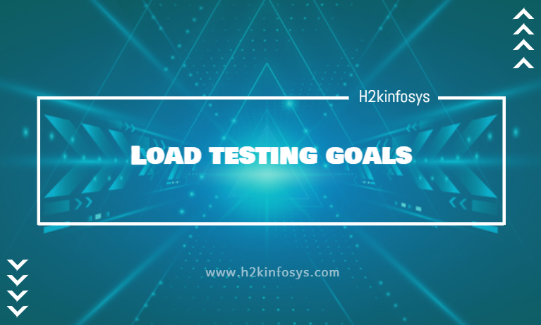 Load testing goals