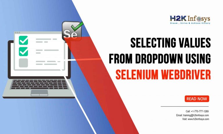 Selecting Values From Dropdown Using Selenium Webdriver