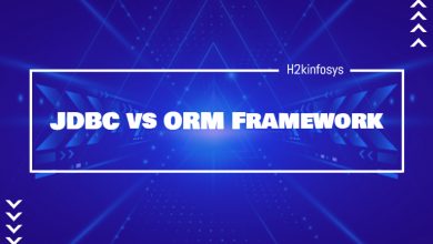 JDBC vs ORM Framework