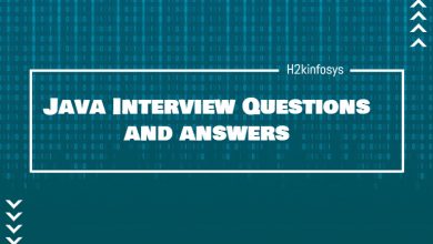 Java Interview Questions and answers