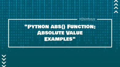 Python abs Function Absolute Value