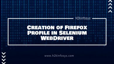 Creation of Firefox Profile in Selenium WebDriver