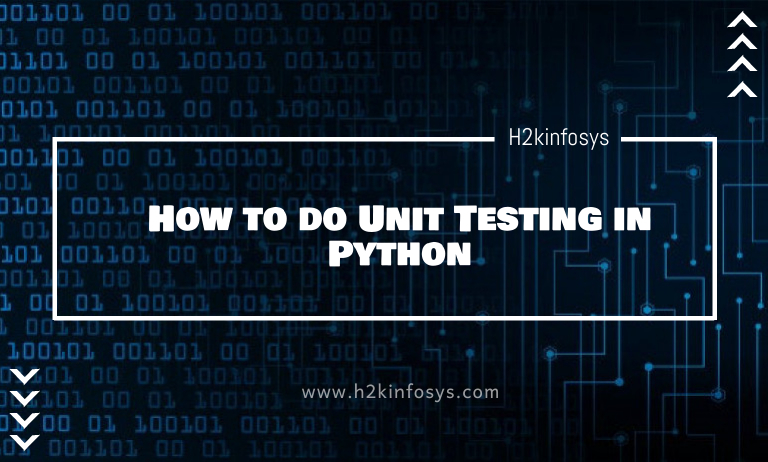 How to do Unit Testing in Python