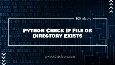 Python Check If File or Directory Exists
