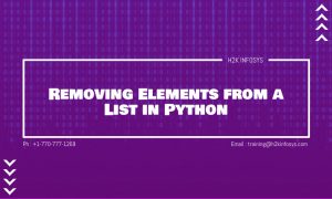 Removing Elements From A List In Python | H2K Infosys Blog