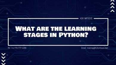What are the learning stages in Python?