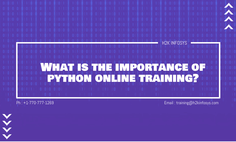 What is the importance of python online training