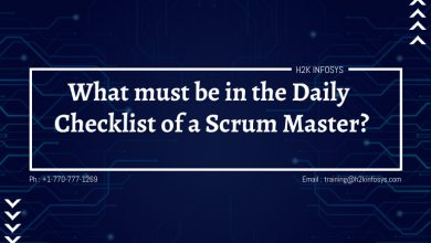 What must be in the Daily Checklist of a Scrum Master?