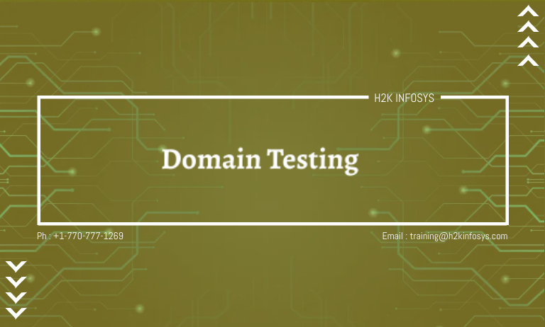 Domain Testing