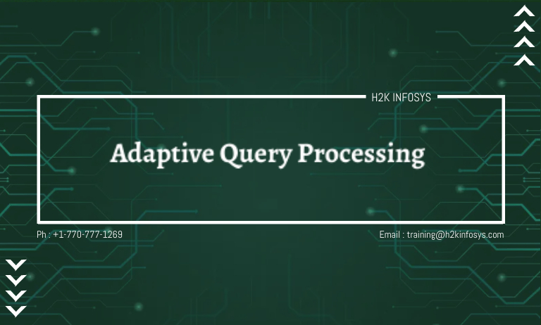 Adaptive query processing