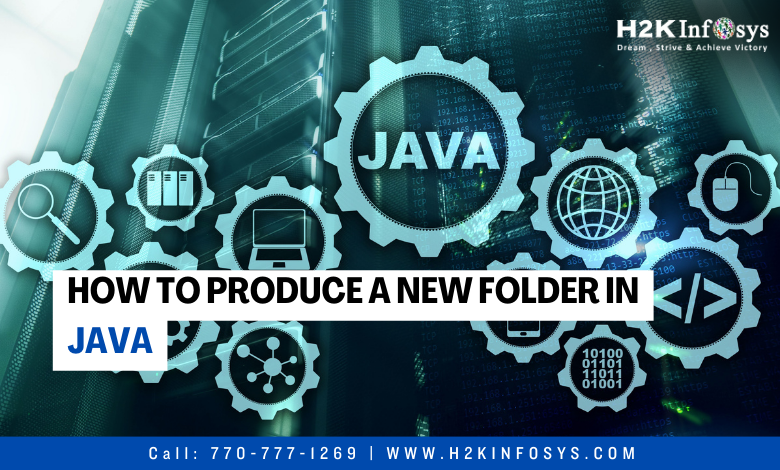 How to produce a New Folder in Java