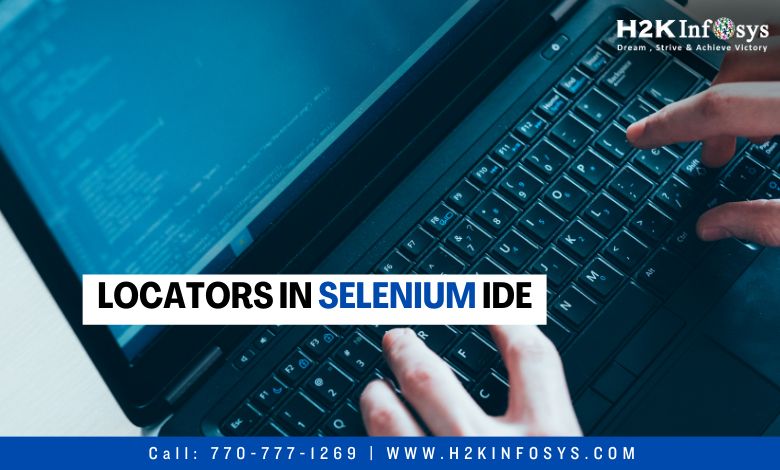 Locators in Selenium IDE