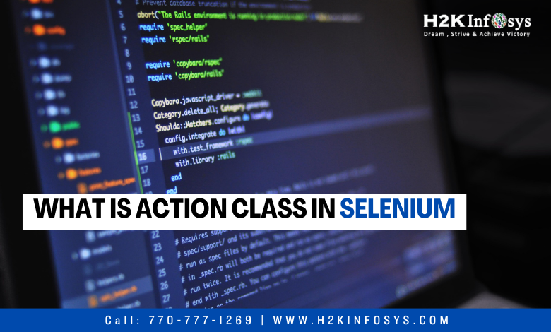 What is Action Class in Selenium